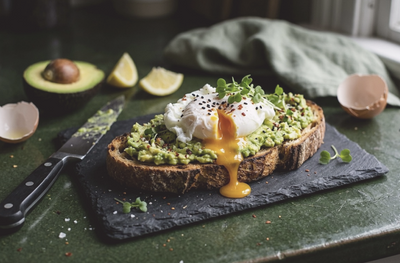Toast avocat & œufpoché
