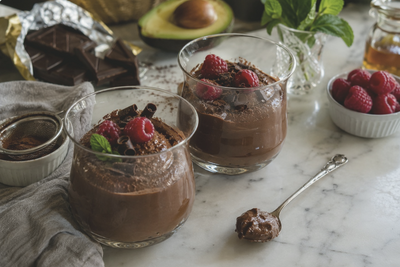Mousse au chocolat à l'avocat